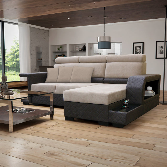 Amaro 107" Sleek Sectional with Modern Features