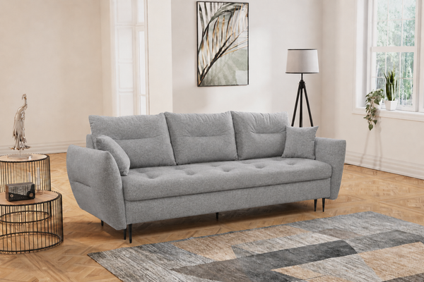 Stella Sofa Bed with Hidden Storage | Convertible 3-Seat Sleeper Sofa