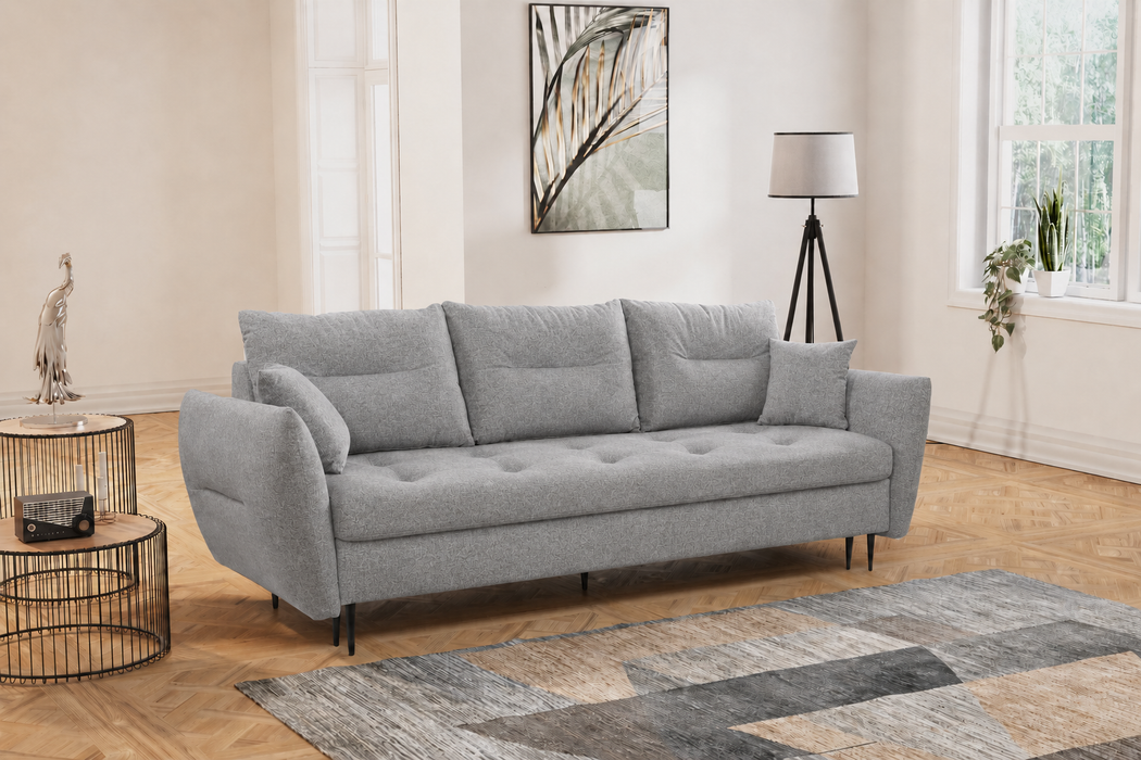 Stella Sofa Bed with Hidden Storage | Convertible 3-Seat Sleeper Sofa
