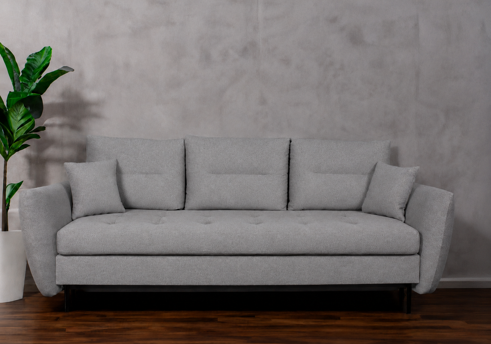 Stella Sofa Bed with Hidden Storage | Convertible 3-Seat Sleeper Sofa