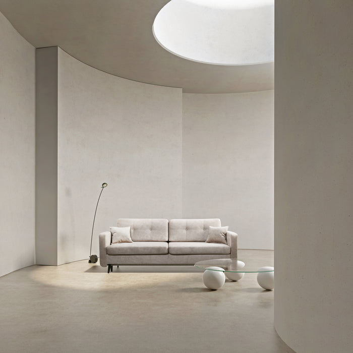 Prince Mid-Century Modern Sleeper Sofa with Hidden Storage – Convertible Sofa Bed for Small Spaces