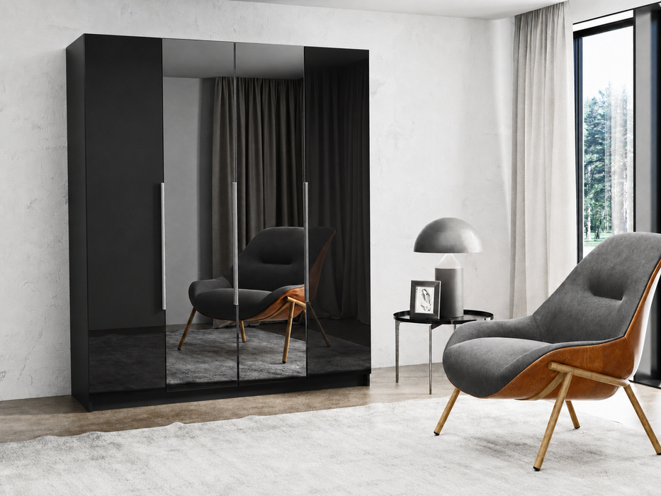 Paris Modern Closet in 63" & 71", Mirror & Mirrorless NEW
