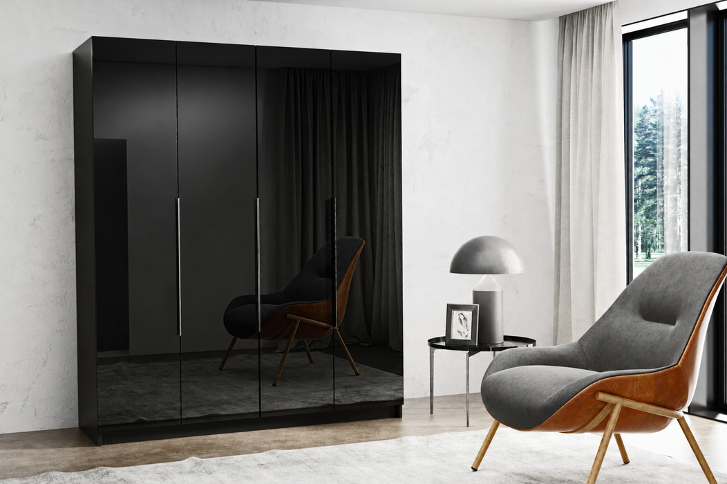 Paris Modern Closet in 63" & 71", Mirror & Mirrorless NEW