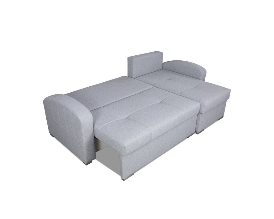 Denis Reversible Convertible Sectional with Full-Size Sleeper – Stylish & Functional Sofa
