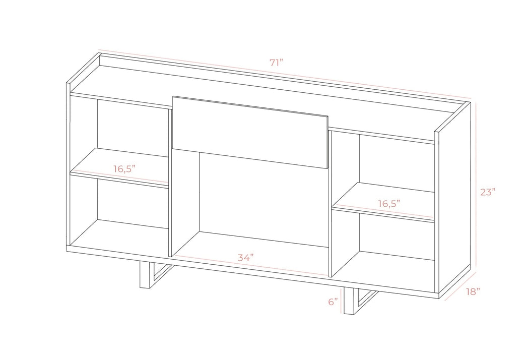 Gloss TV Stand and Entertainment Center Perfect for Large TV's