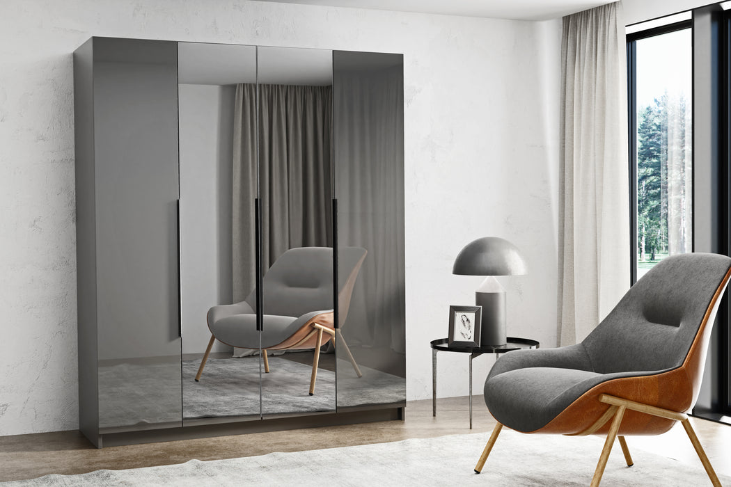 Paris Modern Closet in 63" & 71", Mirror & Mirrorless NEW
