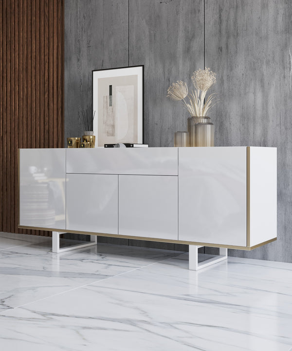 Gloss TV Stand and Entertainment Center Perfect for Large TV's