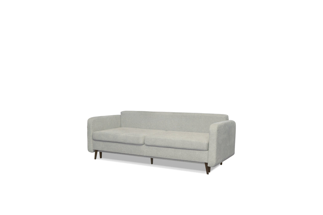 Prince Mid-Century Modern Sleeper Sofa with Hidden Storage – Convertible Sofa Bed for Small Spaces