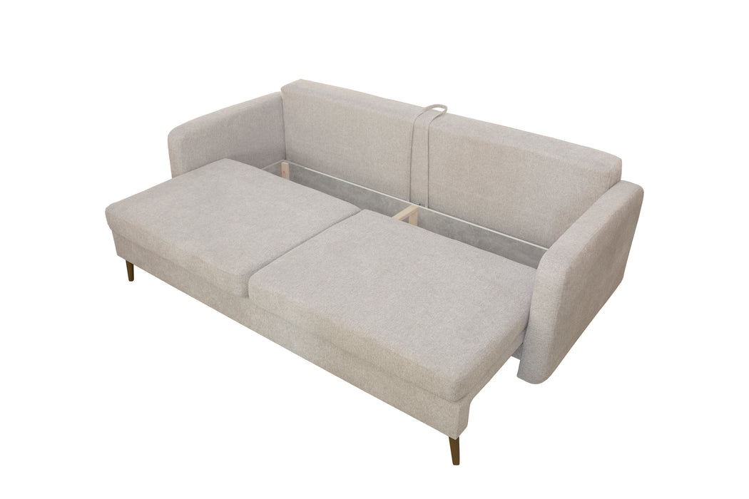 Prince Mid-Century Modern Sleeper Sofa with Hidden Storage – Convertible Sofa Bed for Small Spaces