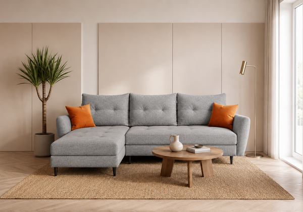 Aura Reversible Sleeper Sectional Sofa with Storage & Chaise