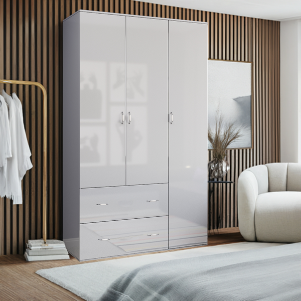 Orlando Glossy Closet Sizes Ranging 47"-71" in Black, White & Grey