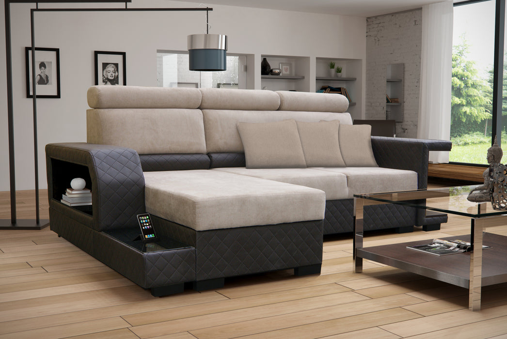 Amaro 107" Sleek Sectional with Modern Features