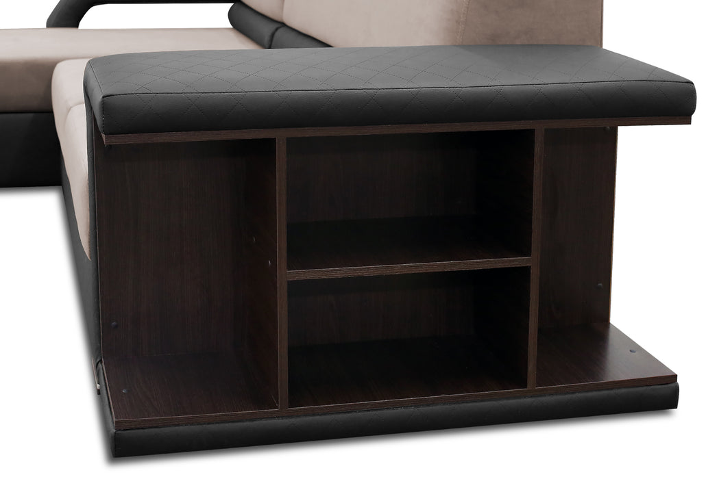 Amaro 107" Sleek Sectional with Modern Features