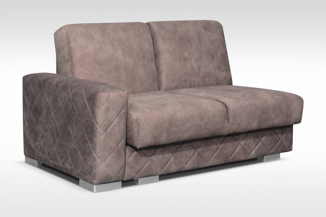 Norman Corner Sofa Microfiber X-Shape Motif Adds a Modern Touch to Your Home Décor