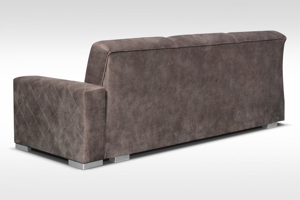 Norman Corner Sofa Microfiber X-Shape Motif Adds a Modern Touch to Your Home Décor