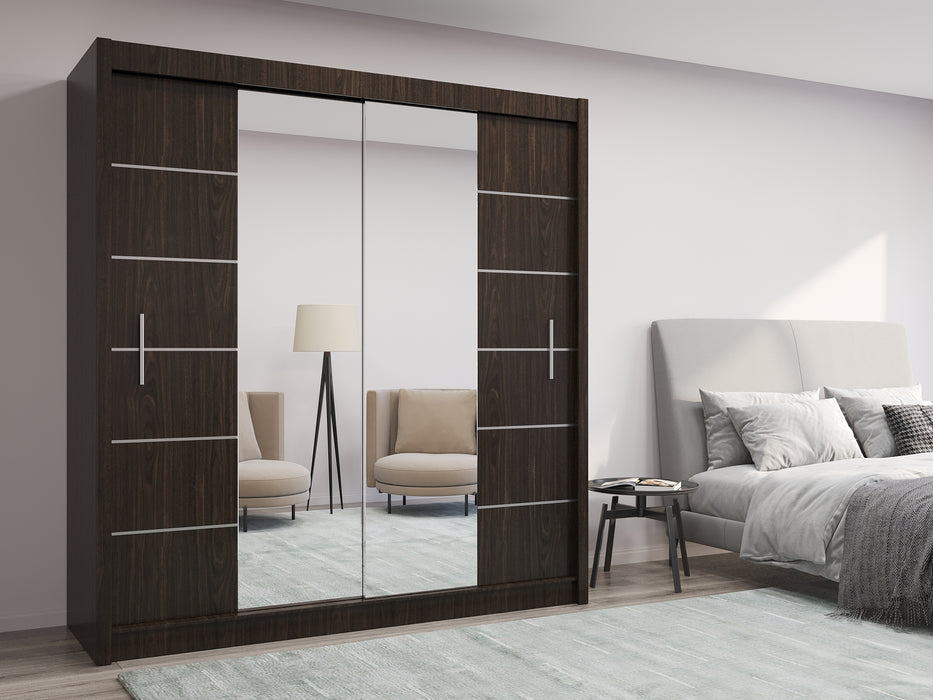 Lisbon Stylish Sliding Door Armoire for Your Bedroom