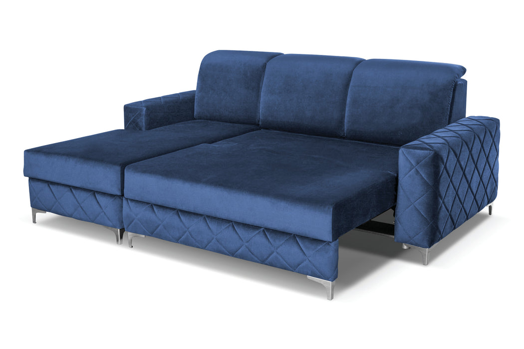 93" Sectional | Alfredo | Luxurious | Plush Upholstered | Convertible