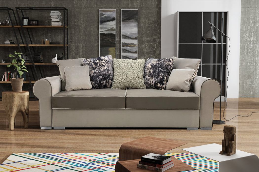 Luiza Custom Comfort: The Loose Pillow Back Sofa With Storage